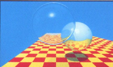 Whitted Ray Tracing Example